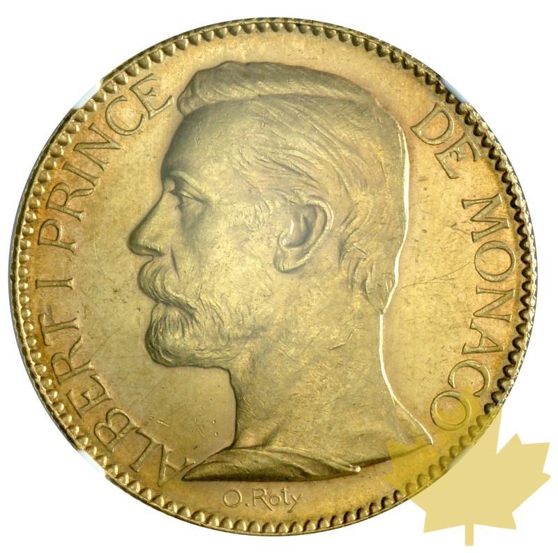 MONACO-1904-100 FRANCS-ALBERT Ier-PCGS AU58 - 20170911151945_100FRANCS-MONACO-1904-au.JPG