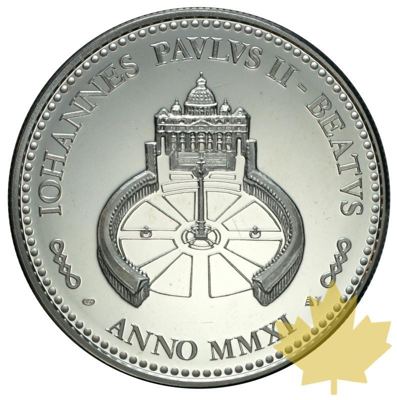 VATICAN-2011-Médaille BEATIFICATION-JEAN PAUL II-PROOF - 20170912154709_medal-beatificazione-2.JPG