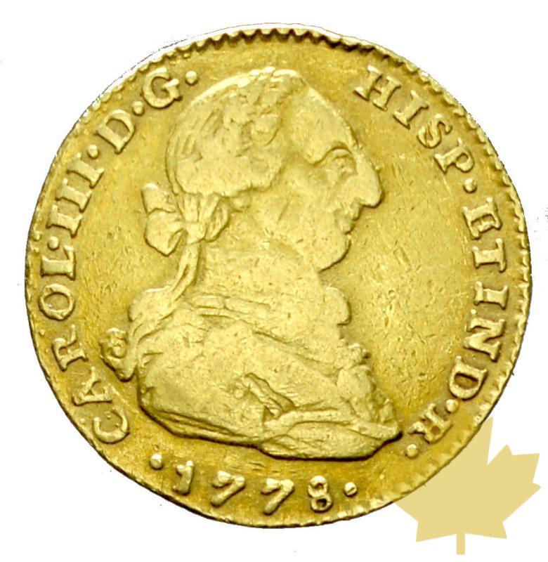 COLOMBIE-1778-2 Escudos-Carlos III-TB-TTB - 20170919134356_2escudos-1778-1.JPG