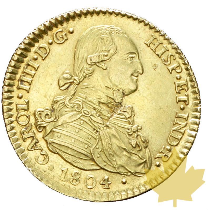 ESPAGNE-1804 FA/MF-2 Escudos-Carlos IV-presque SUP - 20170919135732_2escudos-1804-1.JPG