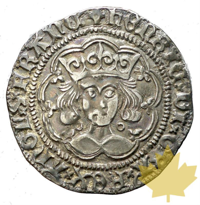 GRANDE BRETAGNE-GROAT-Calais-1422-1461 HENRI VI-TTB - 20170925134315_groat-calais-1.JPG