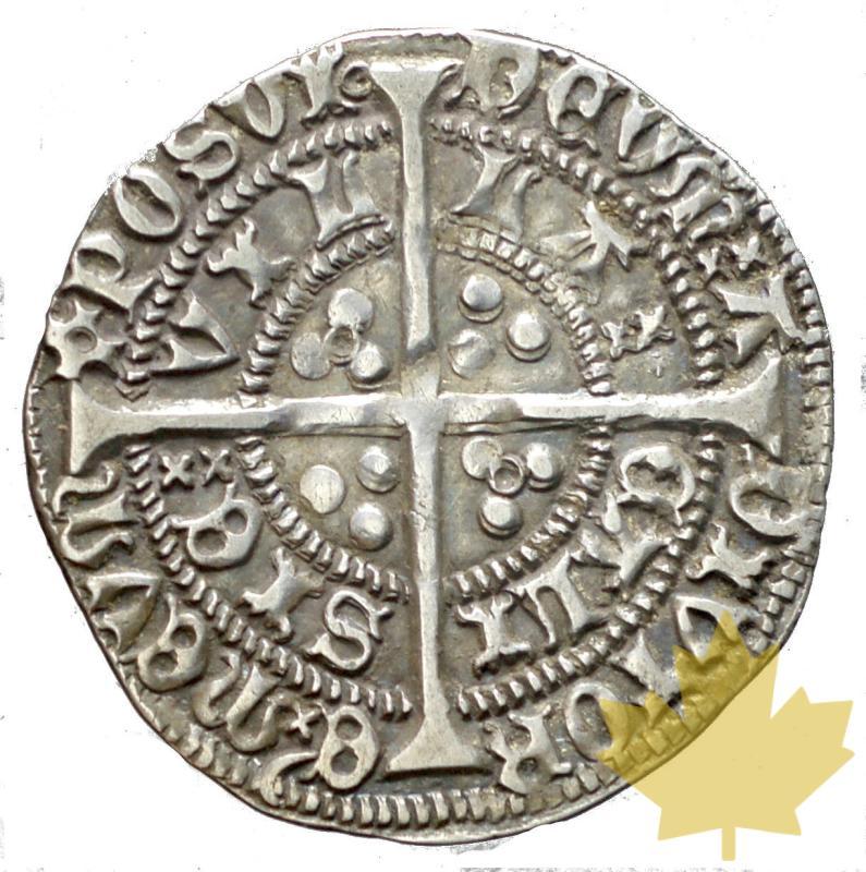 GRANDE BRETAGNE-GROAT-Calais-1422-1461 HENRI VI-TTB - 20170925134315_groat-calais-2.JPG