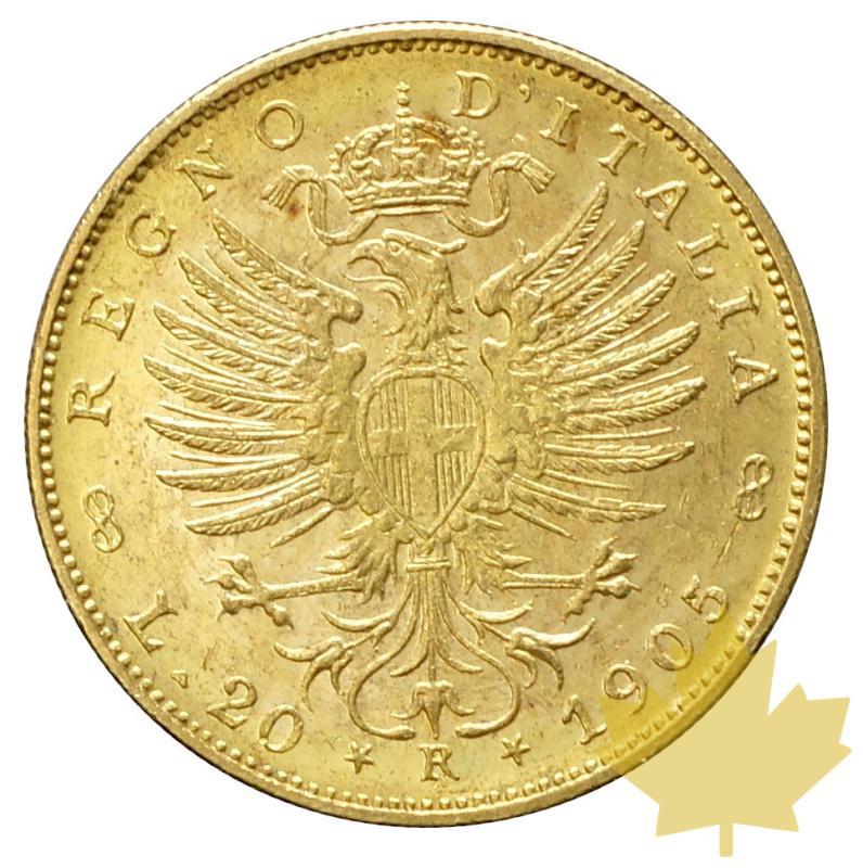 ITALIE-1905-20 LIRE-VITTORIO EMANUELE III-presque FDC - 20170928145857_20lire-1905-4.JPG