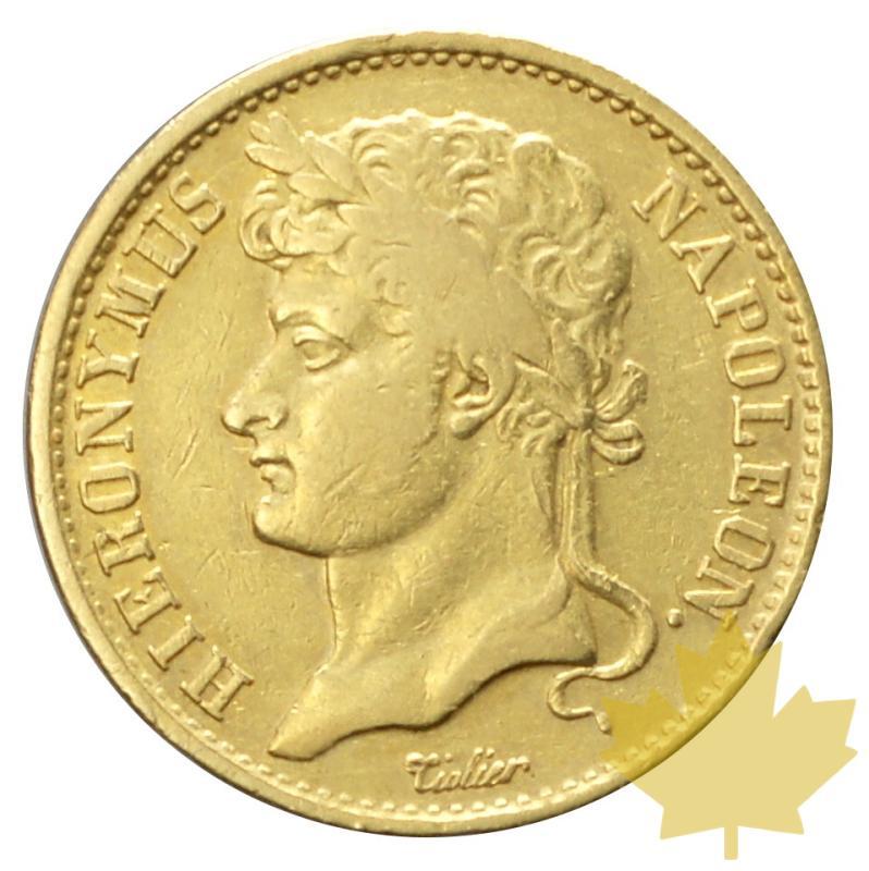 ROYAUME DE Westphalie-1809 C-20 FRANCS-JÉRÔME NAPOLÉON-prTTB - 20170928151155_wesphalia-1905-1.JPG