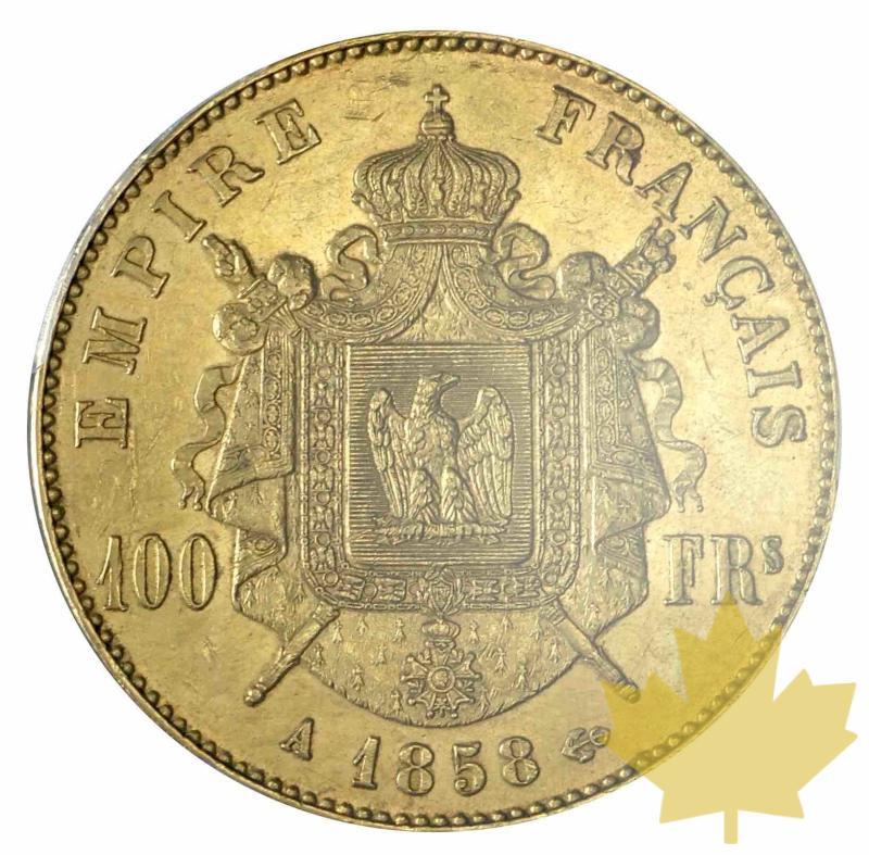 FRANCE-1858A-100 FRANCS-NAPOLEON III-PCGS AU53 - 20171010163638_100francs-1858a-2.jpeg