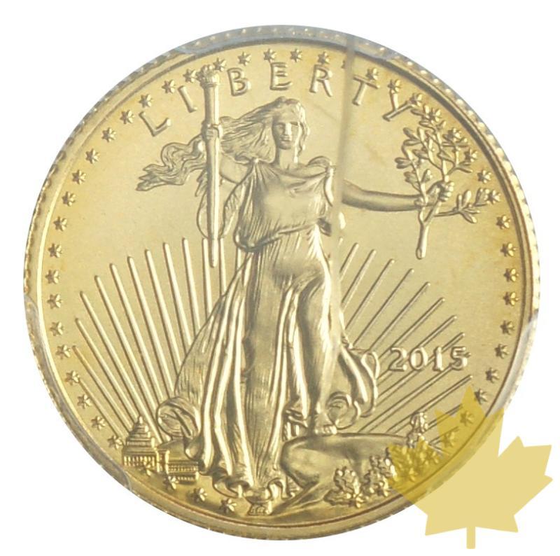 USA-2015-1/10 OZ-5 DOLLARS-PCGS MS70 - 20171018164912_2015-MS70-ONCE-1.JPG