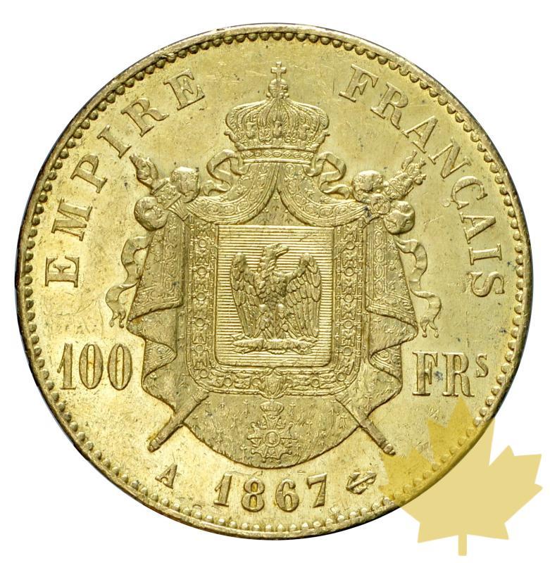 FRANCE-1867A-100 FRANCS-Napoléon III-presque SUP - 20171020153600_100franc-1067a-4.JPG