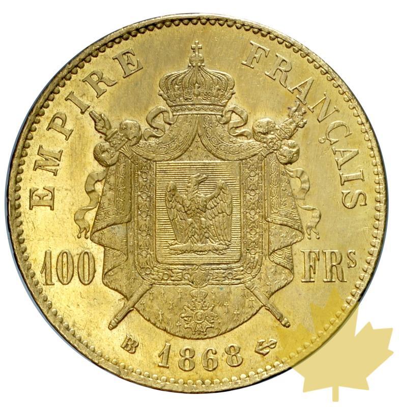 FRANCE-1868BB-100 FRANCS-NAPOLEON III tête laurée-SUP-FDC - 20171020160314_100franc-1868bb-2.JPG