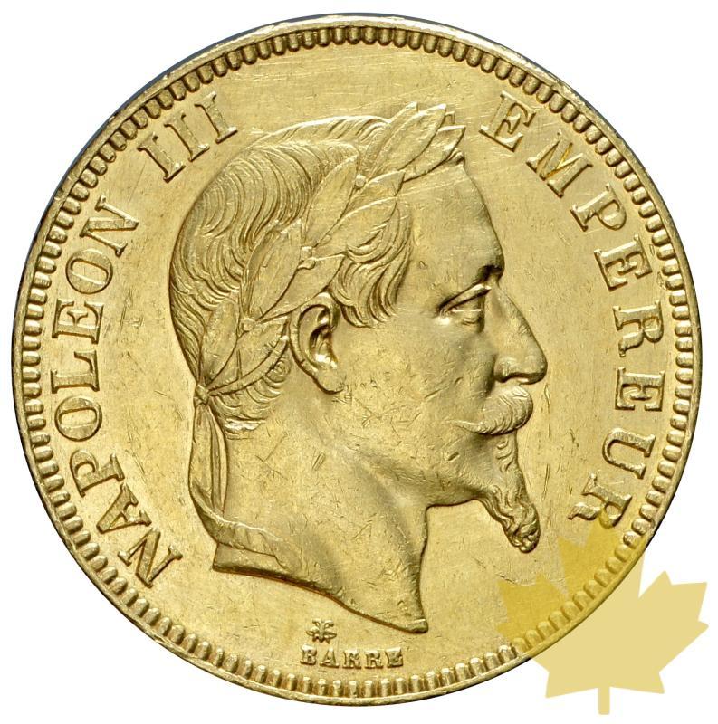 FRANCE-1869A-100 FRANCS-NAPOLEON III tête laurée-TTB-SUP - 20171020165352_100franc-1869a-3.JPG