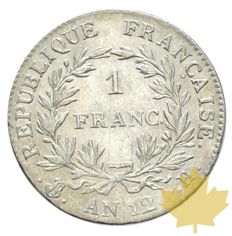 FRANCE-AN 12H-1 FRANC-NAPOLEON EMPEREUR-presque SUP - 20171025154642_1FRANC-AN12-SUP-2.JPG