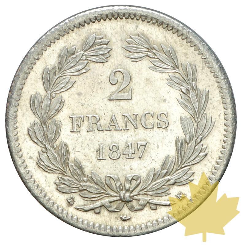 FRANCE-1847K-2 FRANCS-LOUIS PHILIPPE-SUP-FDC - 20171025164856_2francs-1847-bordeaux-2.JPG