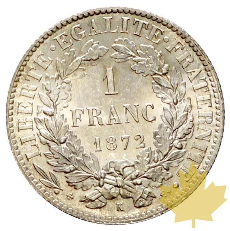 FRANCE-1872K-1 FRANC-Troisième République-FDC - 20171026113732_1franc-1872-bordeaux-2.JPG