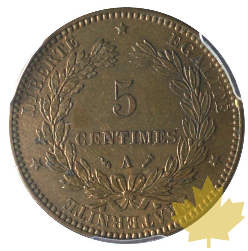 FRANCE-1893A-5 CENTIMES-Cérès-PCGS MS63BN - 20171109153207_france-5cent-1893-ms63-2.JPG