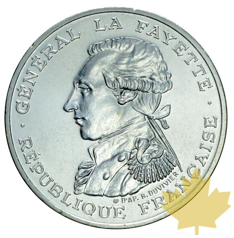 FRANCE-1987-PIEFORT DE 100 FRANCS LAFAYETTE-FDC - 20180103115548_100francs-1987-piefort-1.JPG