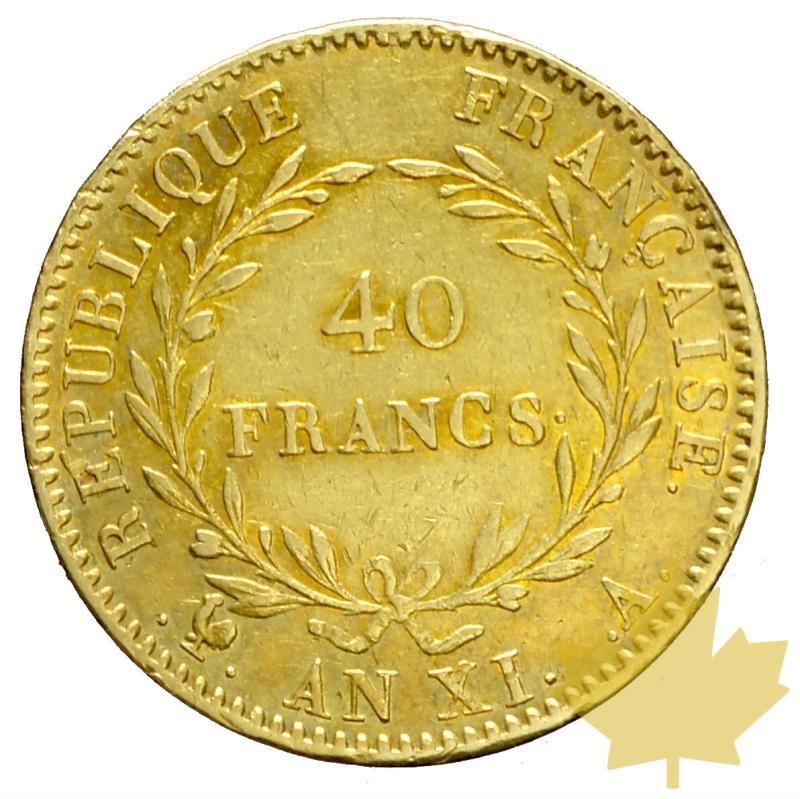 FRANCE-ANXI A-40 FRANCS-Sans Olive-rayures sur le visage-prSUP - 20180103141334_40francs-anxiA-1ERCONSUL-SUP2.JPG