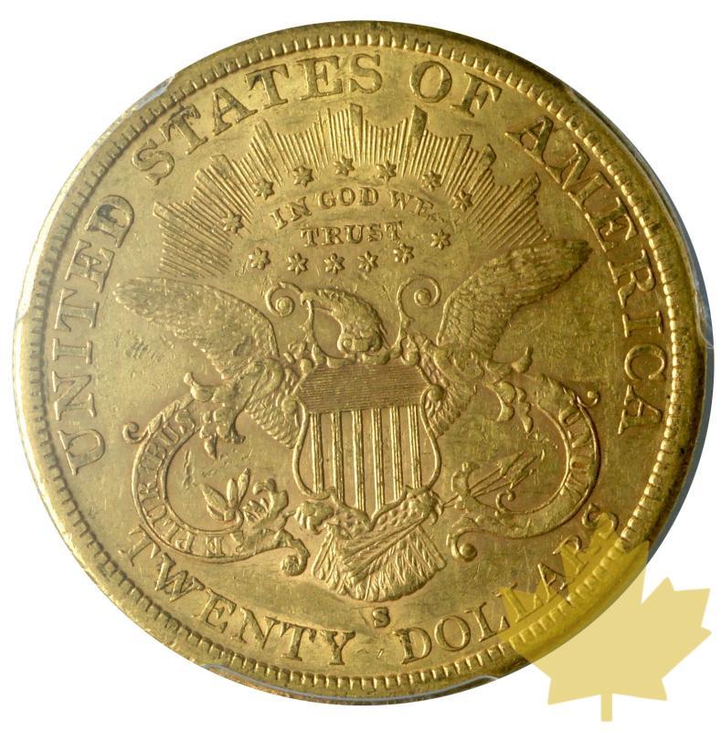 USA-1882S-20 Dollars-Liberty-PCGS AU50 - 20180108114616_20DOLLARS-1882S-AU50-2.JPG