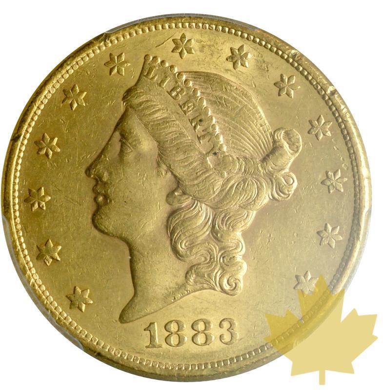 USA-1883S-20 Dollars Liberty-PCGS AU55 - 20180108114656_20DOLLARS-1883S-1.JPG