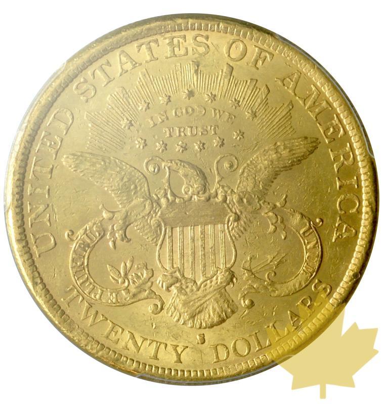 USA-1883S-20 Dollars Liberty-PCGS AU55 - 20180108114656_20DOLLARS-1883S-2.JPG