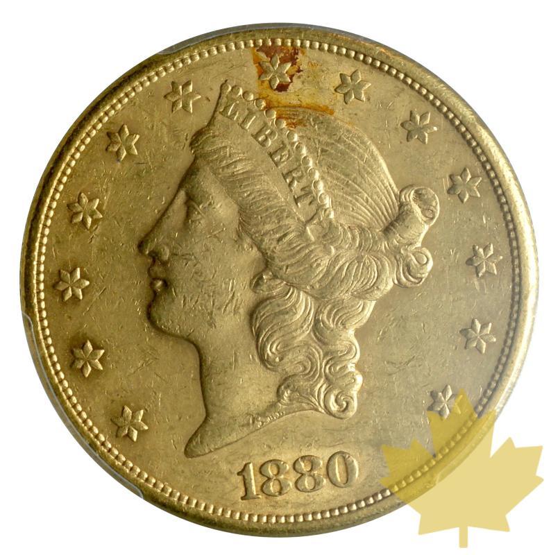 USA-1880S-20 Dollars-Liberty-PCGS AU53 - 20180108160838_20DOLLARS-1880S-AU53-1.JPG
