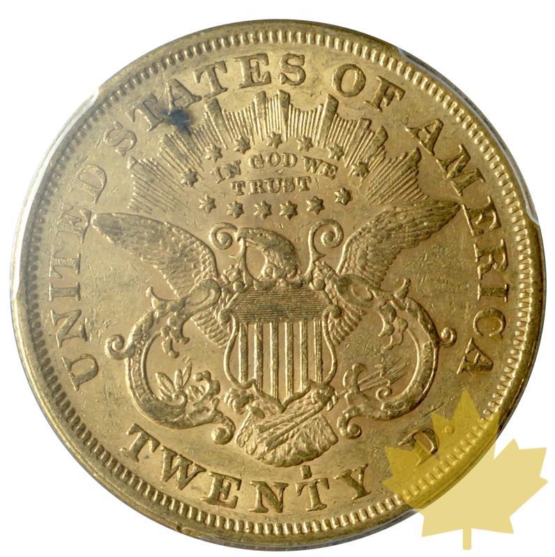USA-1876S-20 Dollars-Liberty-PCGS AU53 - 20180108164247_usa-20dollars-1876s-au53-2.JPG