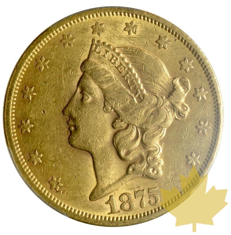 USA-1875S-20 Dollars-Liberty-PCGS AU58 - 20180108165043_usa-20dollars-1875s-au58-1.JPG