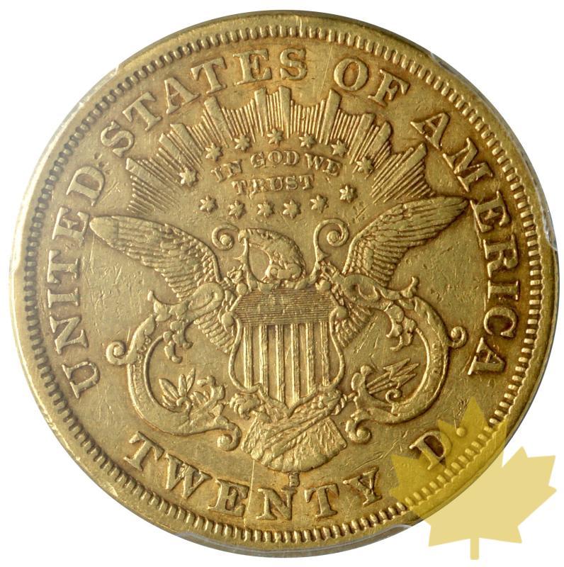 USA-1875S-20 Dollars-Liberty-PCGS XF45 - 20180108171058_usa-20dollars-1875s-xf45-2.JPG
