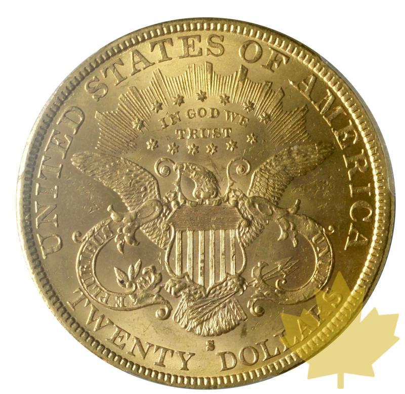 USA-1889S-20 Dollars-Liberty-PCGS AU58 - 20180109091229_usa-1889s-20dollar-au58-2.JPG