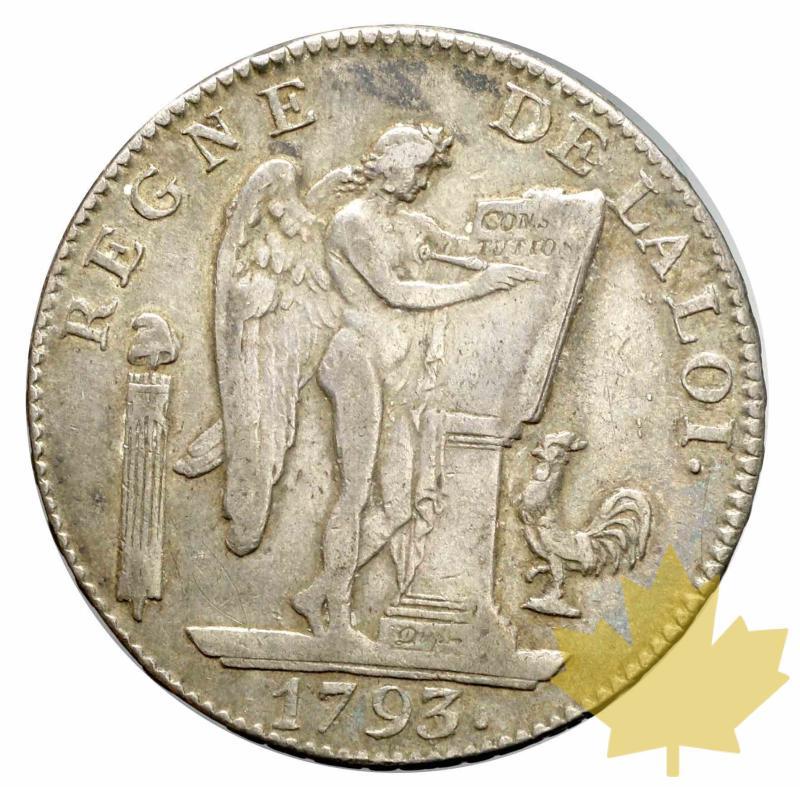 FRANCE-1793A-ECU DE 6 LIVRES-CONVENTION-TTB - 20180111093829_ecu-6livres-1793a-1.jpg