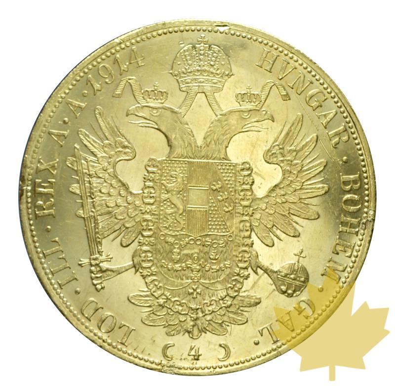 AUTRICHE-1914-4 Ducats-TTB traces de monture - 20180117162948_4DUCATS-1914-2.JPG