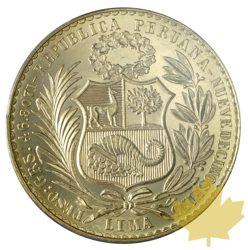 PERU-1959-100 SOLES-PCGS MS63-presqueFDC - 20180117170218_100SOLES-1959-2.JPG