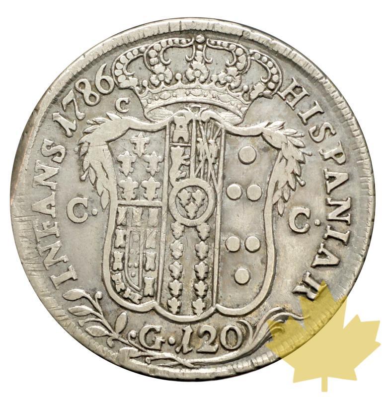 ITALIE-NAPLES-1786-120 GRANA-Avec D.P.-presque TTB - 20180122104219_120grana-1786-napoli-2.JPG