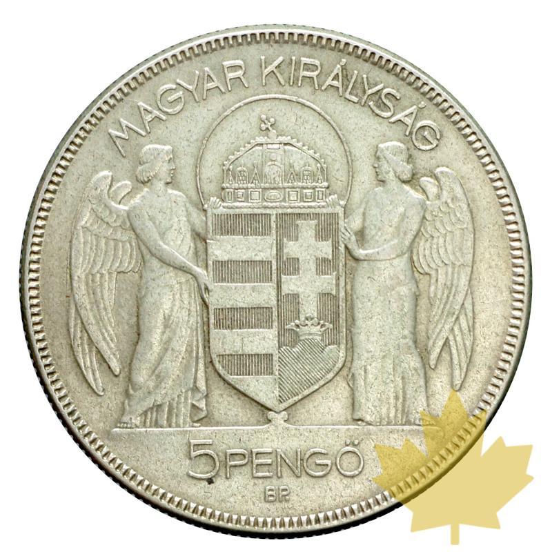 HONGRIE-1930-5 Pengö-TTB - 20180122111756_hungary-1930-5pengo-2.JPG