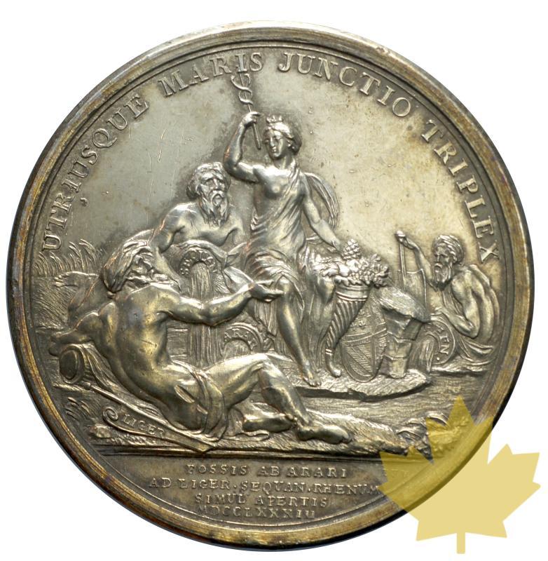 FRANCE-1783-Médaille-Louis XVI le canal du Centre- SUP - 20180126114906_medaille-canal-ducentre-2.JPG