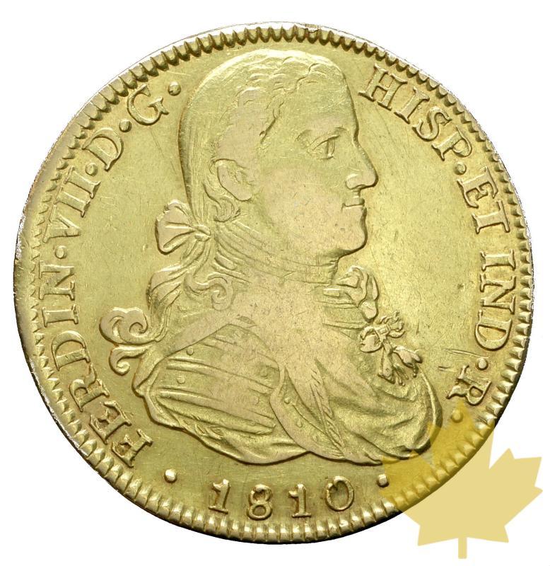 MEXIQUE-1810-8 ESCUDOS-Ferdinando VII-TTBCal onza 1254 - 20180131143238_8escudos-1810-mexico-1-.JPG
