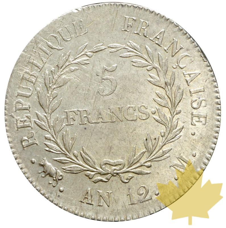 FRANCE-1803-5 Francs An 12M Premier Consul Sup - 20180205115442_premier-consul-5FR-18.jpg