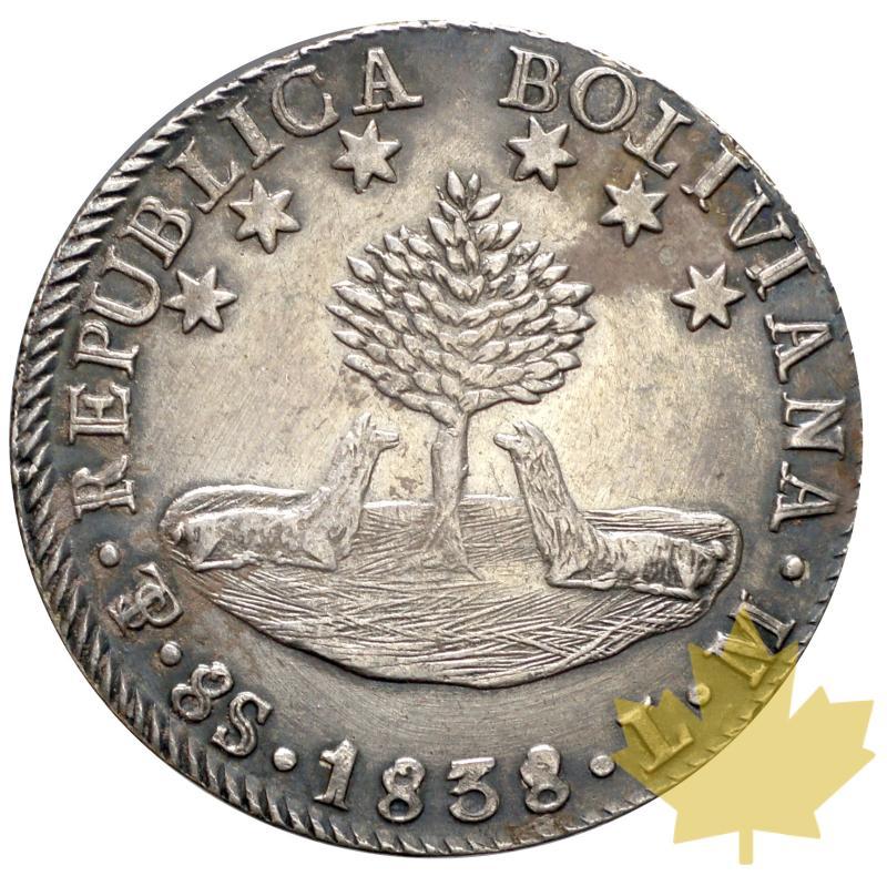 BOLIVIE-1838-8 SOLES-POTOSI-SUP - 20180208094849_bolivar-bolivia-1838-2.JPG