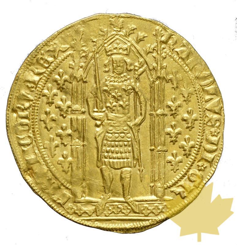 FRANCE-FRANC À PIED-Charles V-1364-1380-TTB-SUP - 20180209113001_franc-apied-charlesV-1.JPG