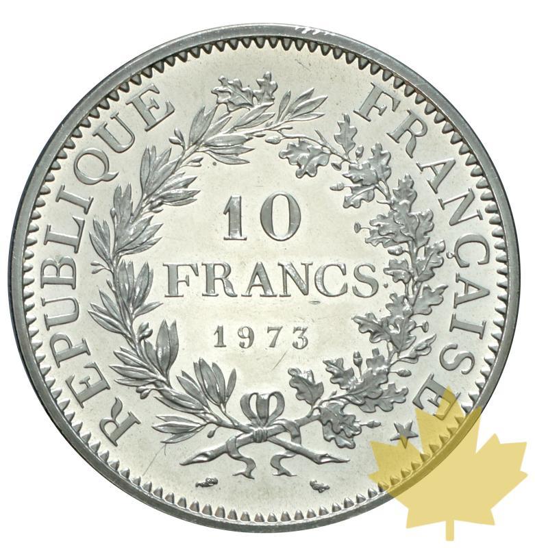 FRANCE-1973-10 FRANCS PIEFORT Argent-FDC - 20180209114048_10francs-hercule-piefort-2.JPG