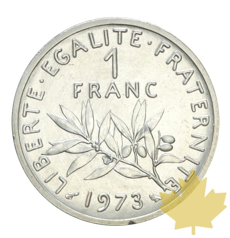 FRANCE-1973-1 FRANC PIEFORT Argent-FDC - 20180209114157_1franc-piefort-1973-2.JPG