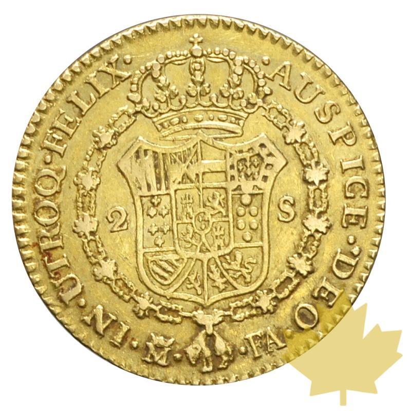 ESPAGNE-1807-2 ESCUDOS-MADRID FA-TTB - 20180212112337_2escudos-1807-madrid-2.JPG