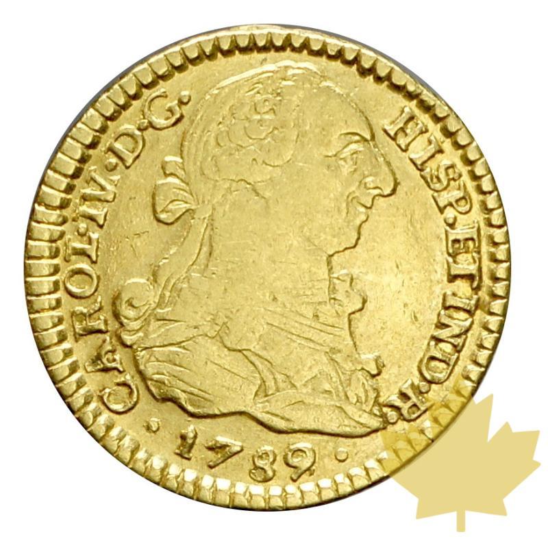 Colombie-1789 SF-1 Escudo-Carlos IV-TTB - 20180212132811_1ESCUDO-1789-POPAYAN-1.JPG