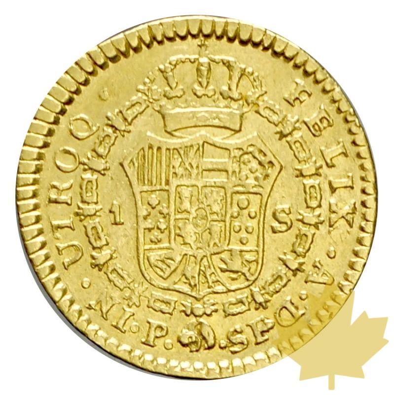 Colombie-1789 SF-1 Escudo-Carlos IV-TTB - 20180212132811_1ESCUDO-1789-POPAYAN-2.JPG
