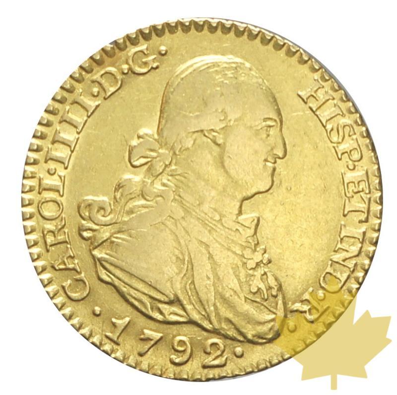 ESPAGNE-1792 MF-1 ESCUDO-Carlo IV- presque SUP - 20180212132939_1ESCUDO-1792-1.JPG