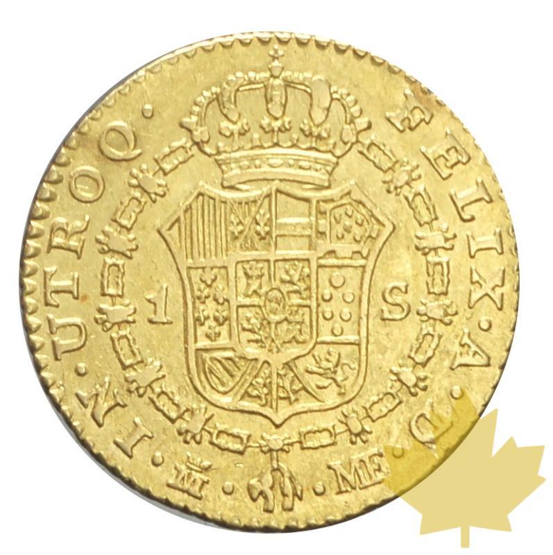 ESPAGNE-1792 MF-1 ESCUDO-Carlo IV- presque SUP - 20180212132939_1ESCUDO-1792-2.JPG