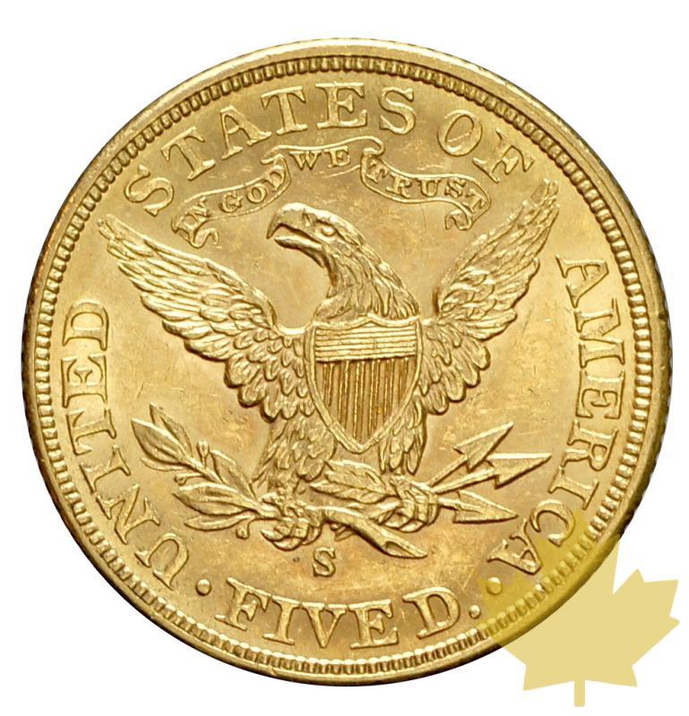 USA-1906 S-5 DOLLARS-Liberty Head-presque FDC - 20180226143157_usa-5dollars-1906-2.JPG