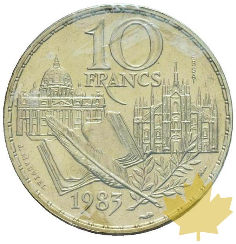FRANCE-Essai de 10 Francs Stendhal, 1983-FDC - 20180316093959_10francsessi1983stendhal.jpg
