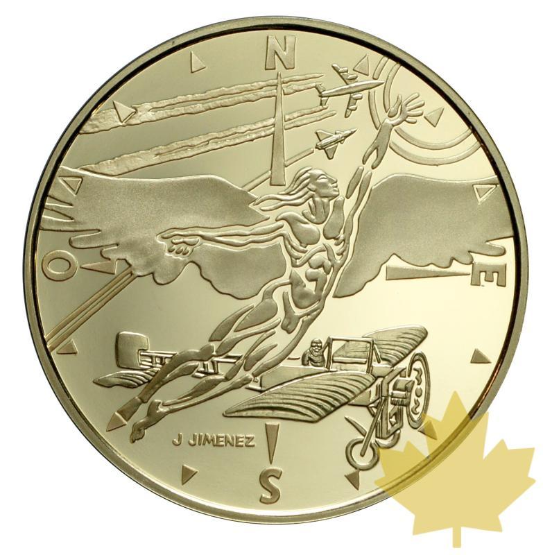 FRANCE-2000-100 FRANCS OR- La conquête de l'air-PROOF - 20180319112236_100francs-2000-AIR-1.JPG