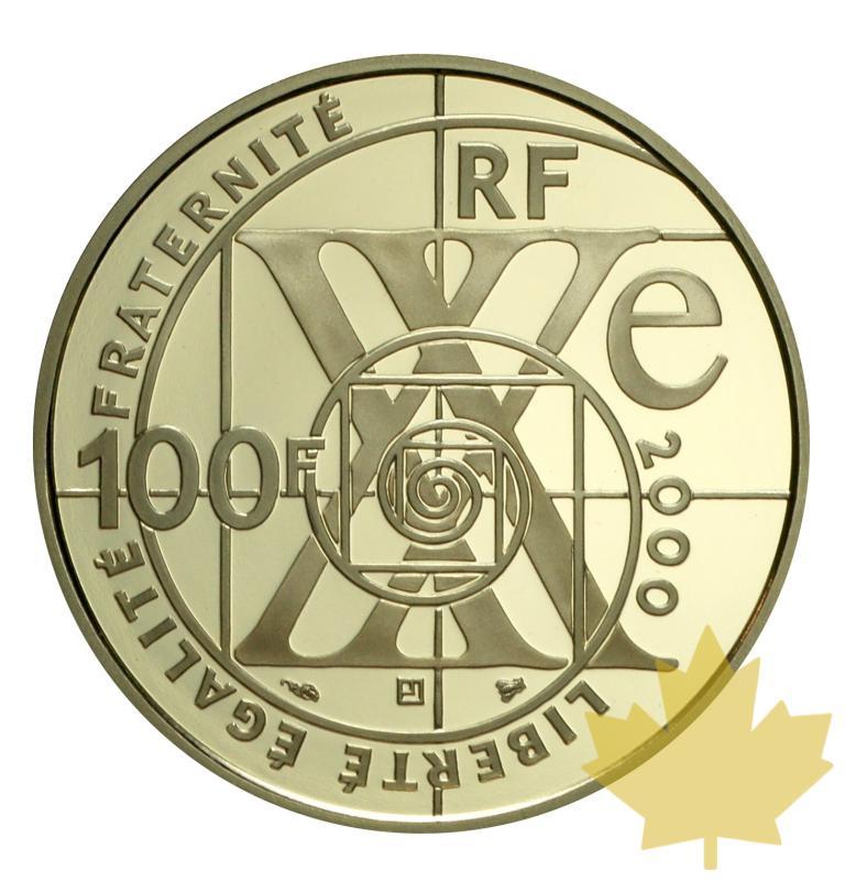 FRANCE-2000-100 FRANCS OR- La conquête de l'espace-PROOF - 20180319114232_100francsconqueteespace-2.JPG