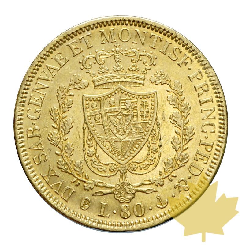 ITALIE-1830 GENOVA-80 LIRE- CARLO FELICE-SUP - 20180319115832_80lire-genova1830-2.JPG