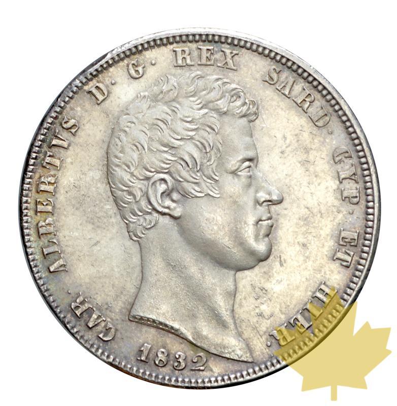 ITALIE-1832G-5 Lire-CARLO-ALBERTO-GENOVA-presque SUP - 20180319120711_5liregenova1832-1.JPG